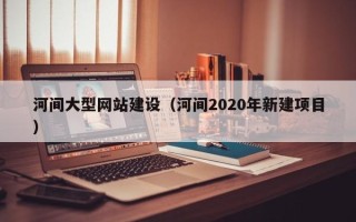 沈阳河间大型网站建设（河间2020年新建项目）